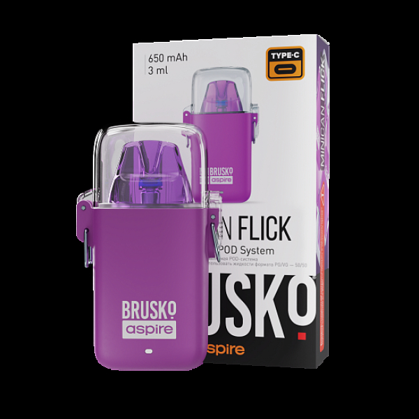 POD-система Brusko Minican Flick Фиолетовый в Магадане