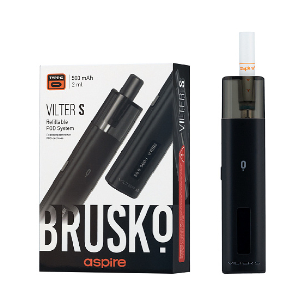 POD-система Brusko Vilter S Черный в Магадане