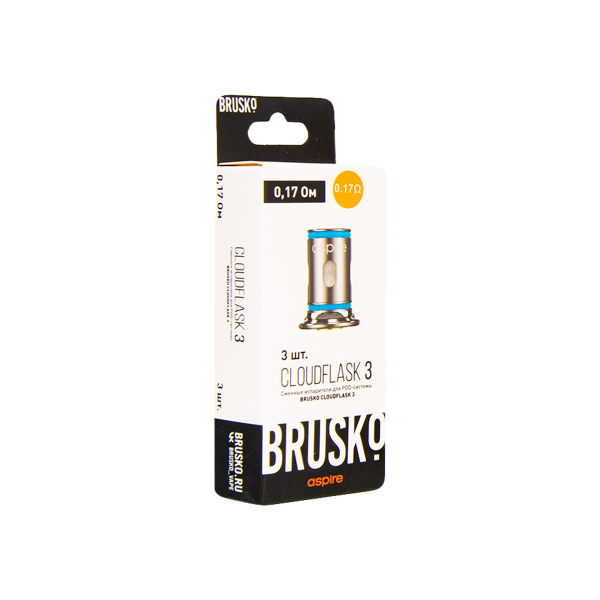 Испаритель Brusko Cloudflask 3 0.17 Ом 3 шт в Магадане