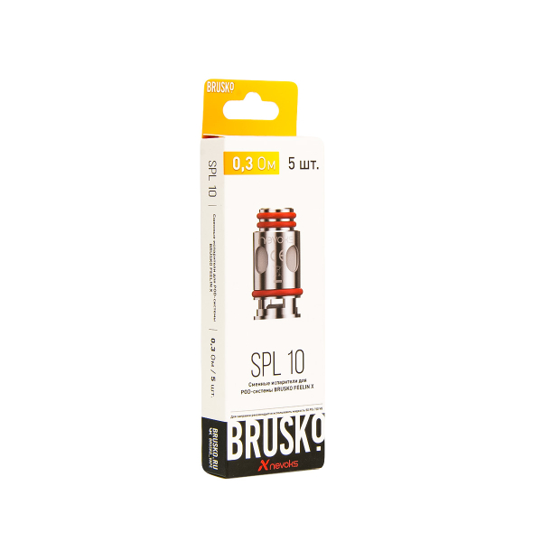 Испаритель Brusko Feelin Spl10 0.3 Ом 5 шт в Магадане