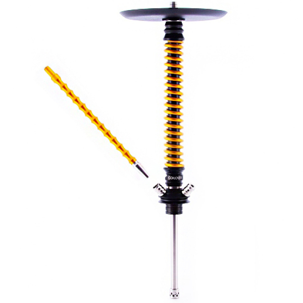 Кальян Mamay Customs V3  Coilovers Черный Gold Anod в Магадане