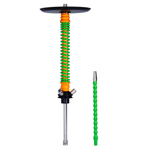 Кальян Mamay Customs Coilovers Оранжево Салатовый в Магадане