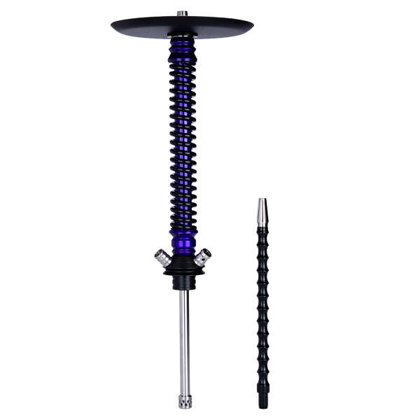 Кальян Mamay Customs Coilovers Фиолетовый Лак Черный в Магадане
