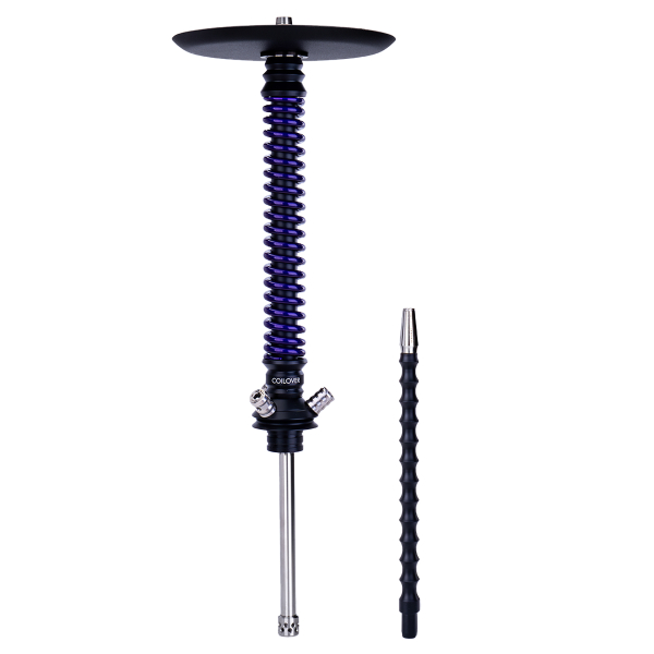 Кальян Mamay Customs Coilovers Чёрно Фиолетовый Лак в Магадане