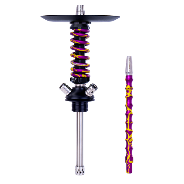 Кальян Mamay Customs Coilover Micro Пурпурно Золотой Сплеш в Магадане
