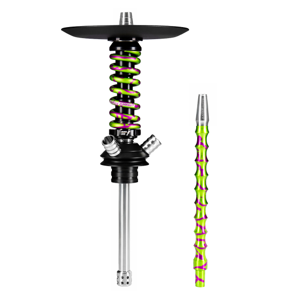 Кальян Mamay Customs Coilover Micro Салатово Пурпурный Сплеш в Магадане