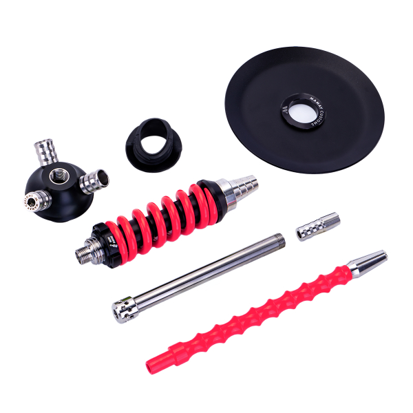 Кальян Mamay Customs Coilover Micro Чёрно Розовый в Магадане