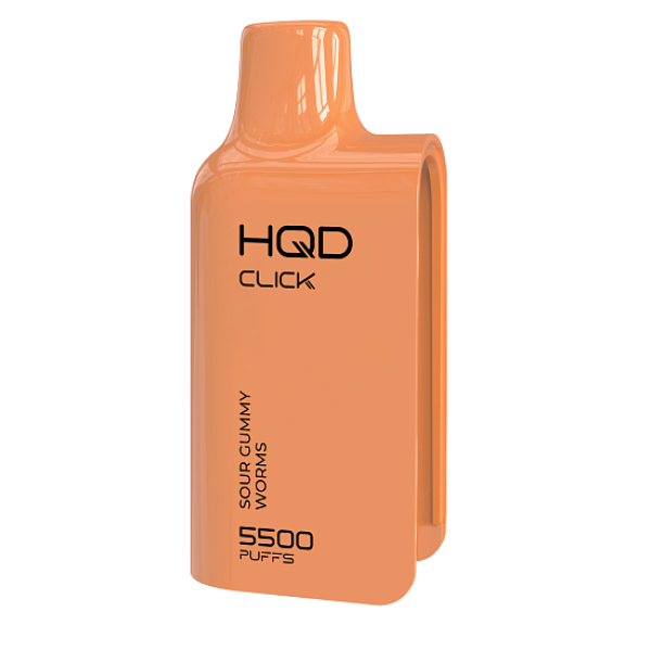 Картридж Hqd Click  Sour Gummy Worms  Кислые Мармеладные Червячки 5500 тяг в Магадане