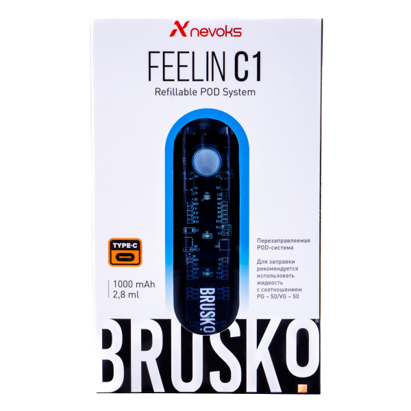 POD-система Brusko Feelin C1 Голубой в Магадане