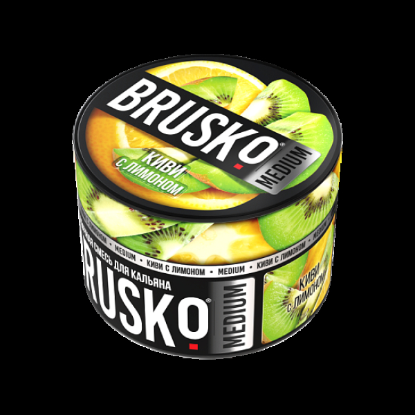 Бестабачная смесь Brusko Киви С Лимоном Medium 50 грамм в Магадане