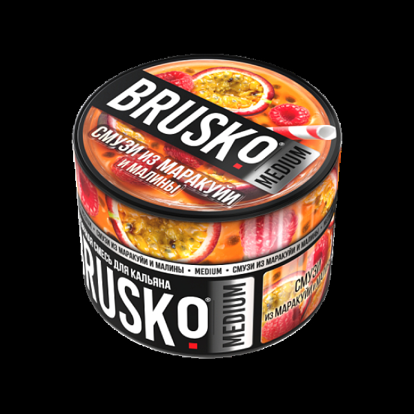 Бестабачная смесь Brusko Смузи Из Маракуйи И Малины Medium 50 грамм в Магадане