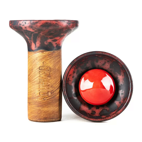 Чаша Облако Flow Red On Black Red Marble в Магадане