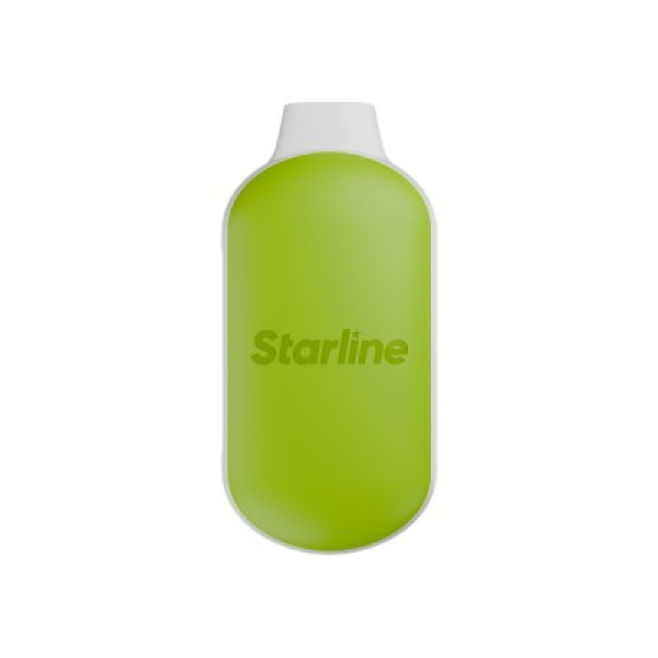 Электронка Starline Mini Зеленое Яблоко  3000 затяжек в Магадане