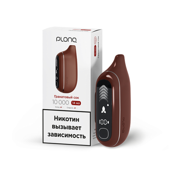 Электронка Plonq Max Pro   Гранатовый Сок 10000 затяжек в Магадане