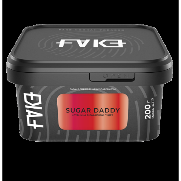 Табак Fake Sugar Daddy Клубника В Сахарной Пудре 200 грамм в Магадане