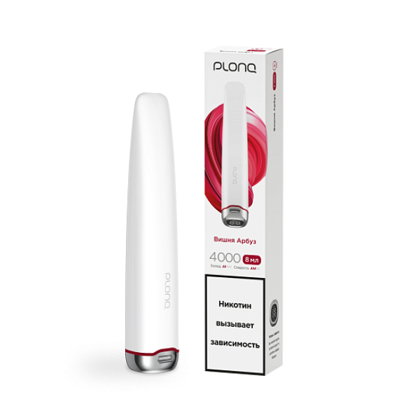 Электронка Plonq Plus Pro Вишня Арбуз 4000 затяжек в Магадане