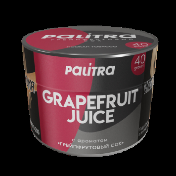 Табак Palitra Grapefruit Juice Грейпфрутовый Сок 40 грамм в Магадане