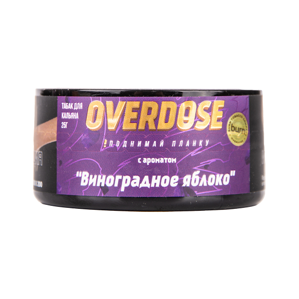 Табак Overdose Grapple 100 грамм в Магадане