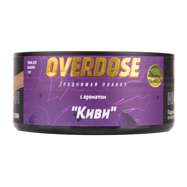 Табак Overdose Kiwi 100 грамм в Магадане