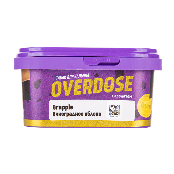 Табак Overdose Grapple 200 грамм в Магадане