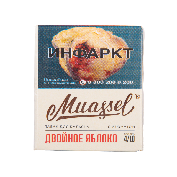 Табак Muassel Medium Двойное Яблоко 40 грамм в Магадане