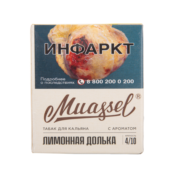 Табак Muassel Medium Лимонная Долька 40 грамм в Магадане
