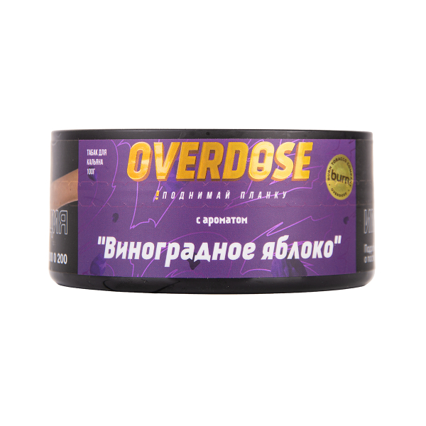 Табак Overdose Grapple 25 грамм в Магадане