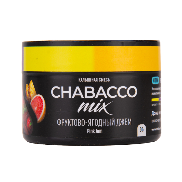 Бестабачная смесь Chabacco Mix Medium Pink Jam 40 грамм в Магадане