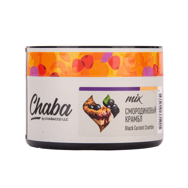 Бестабачная смесь Chaba Mix Black Currant Crumble Nicotine Free 50 грамм в Магадане