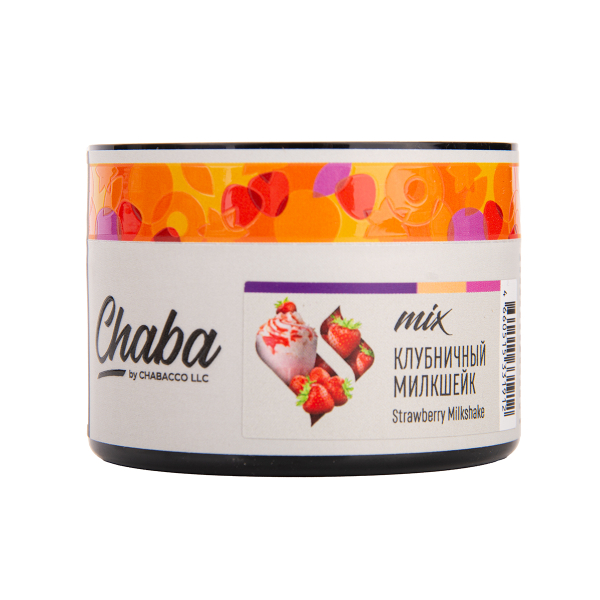 Бестабачная смесь Chaba Mix Strawberry Milkshake Nicotine Free 50 грамм в Магадане