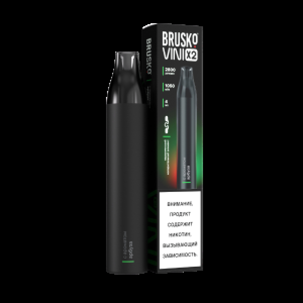 Электронка Brusko Vini X2 Арбуз 2800 затяжек в Магадане