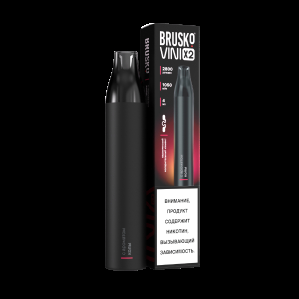Электронка Brusko Vini X2 Кола 2800 затяжек в Магадане
