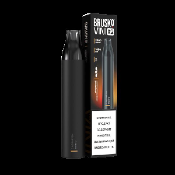 Электронка Brusko Vini X2 Манго 2800 затяжек в Магадане