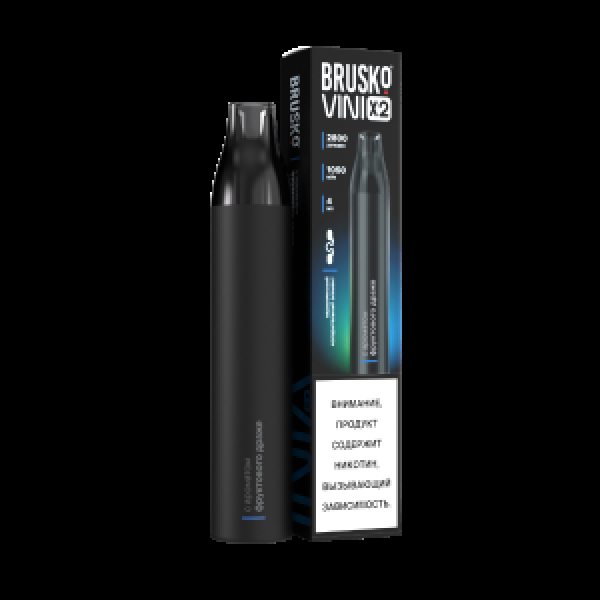 Электронка Brusko Vini X2 Фруктовое Драже 2800 затяжек в Магадане