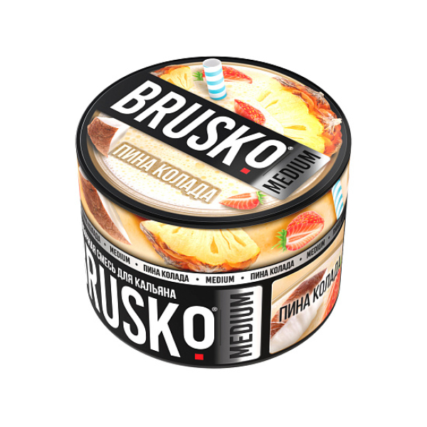 Бестабачная смесь Brusko Zero Пина Колада 50 грамм в Магадане