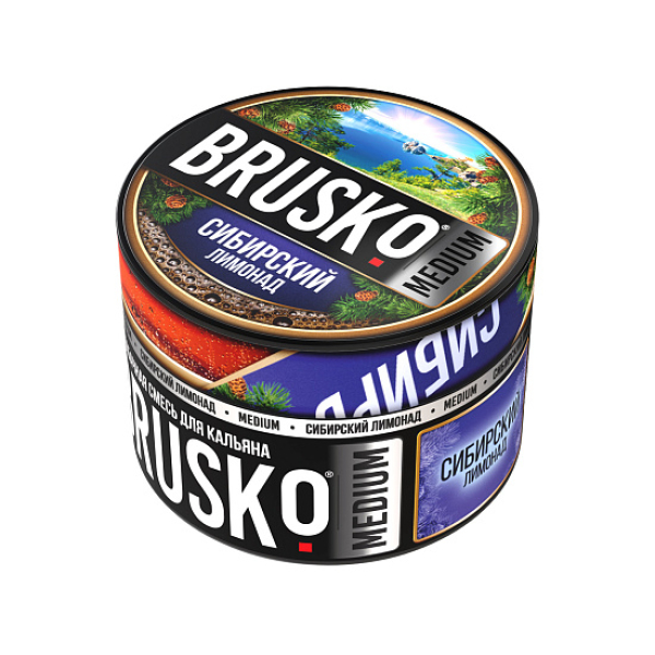 Бестабачная смесь Brusko Zero Сибирский Лимонад 50 грамм в Магадане
