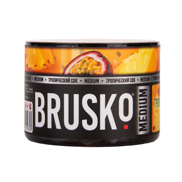 Бестабачная смесь Brusko Zero Тропический Сок 50 грамм в Магадане