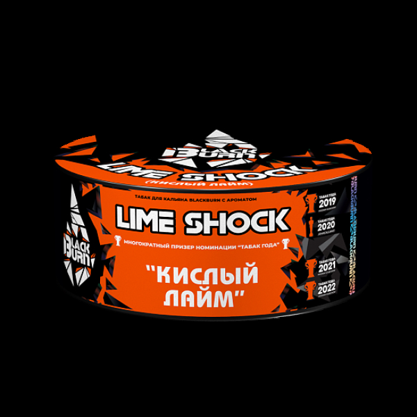 Табак BlackBurn Lime Shock 100 грамм в Магадане