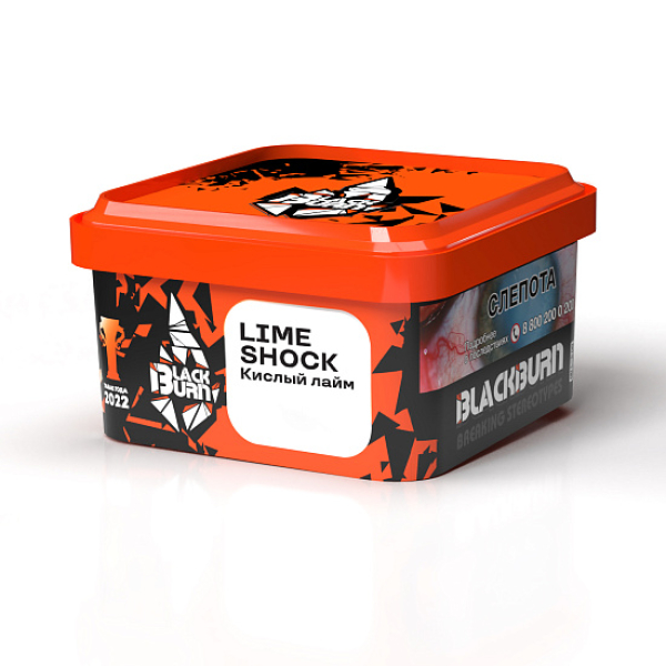 Табак BlackBurn Lime Shock 200 грамм в Магадане