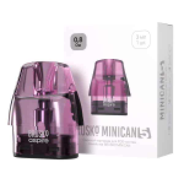 Картридж Brusko Minican 5 3 Мл 08 Ом Розовый Pink Упак. 1 Шт. в Магадане