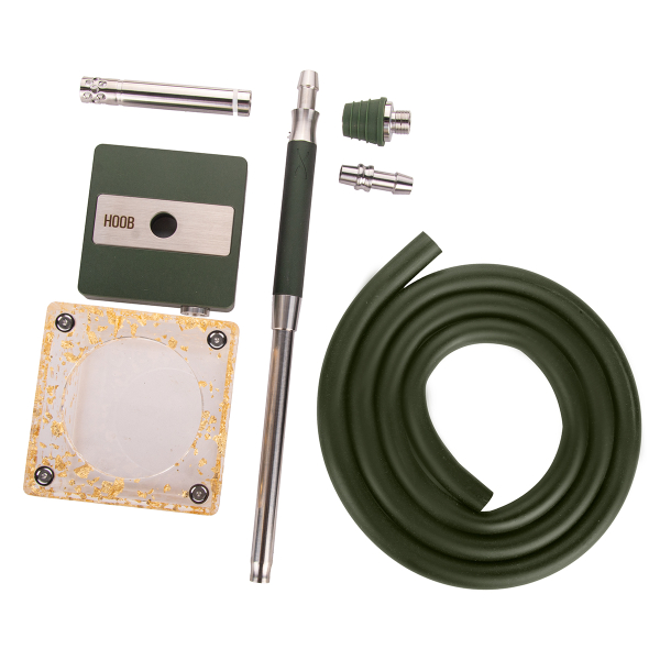 Кальян Hoob Subatom British Racing Green X Ss | Cube Mini Gold в Магадане