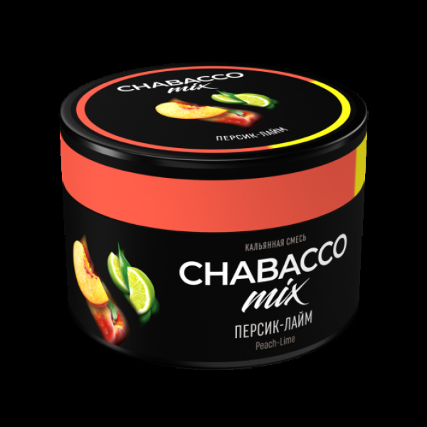 Бестабачная смесь Chabacco Mix Medium Peach Lime 40 грамм в Магадане