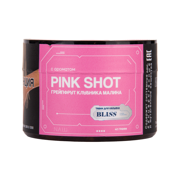 Табак BLISS Pink Shot 40 грамм в Магадане