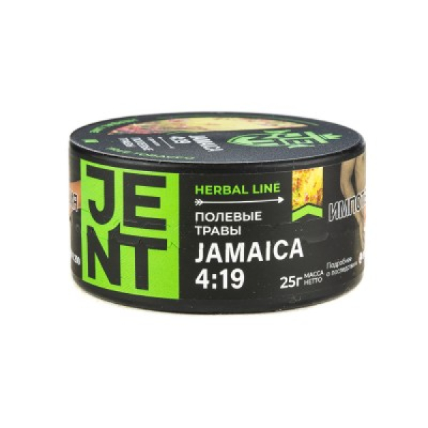 Табак Jent Herbal Line Jamaica 4 19 Полевые Травы 25 грамм в Магадане
