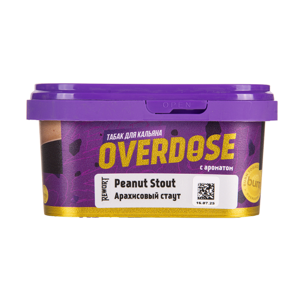 Табак Overdose Peanut Stout 200 грамм в Магадане