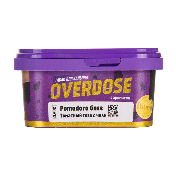 Табак Overdose Pomodoro Gose 200 грамм в Магадане
