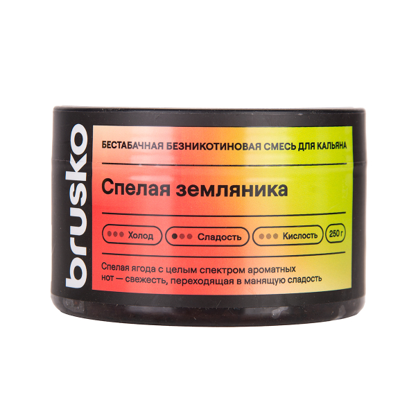 Бестабачная смесь Brusko Спелая Земляника 250 грамм в Магадане