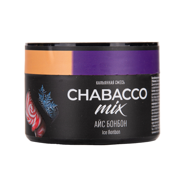 Бестабачная смесь Chabacco Mix Medium Ice Bonbon 40 грамм в Магадане