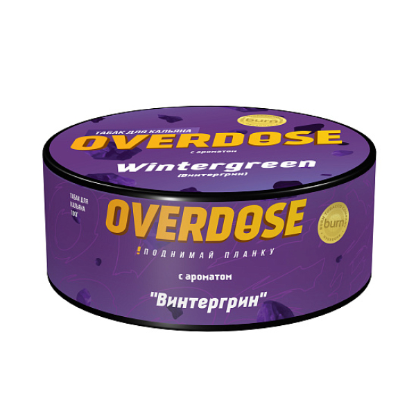 Табак Overdose Wintergreen 100 грамм в Магадане