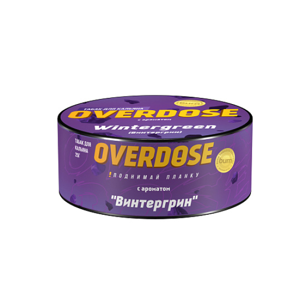 Табак Overdose Wintergreen 25 грамм в Магадане